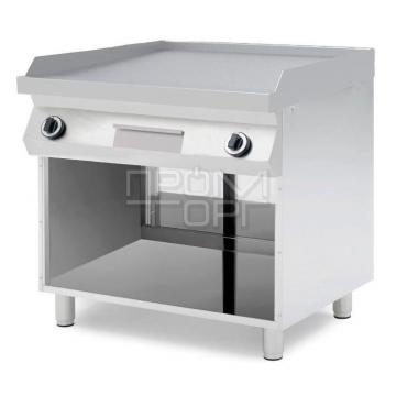 Плита-гриль газовая Hendi 800x700x850 (220207) гладкая на закрытом с 3х сторон шкафу