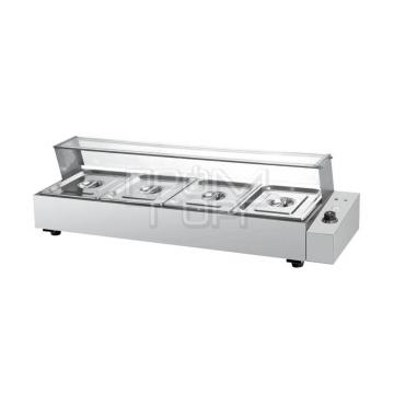 Аппарат для подогрева готовых блюд (мармит) электрический GoodFood BM4G с витриной