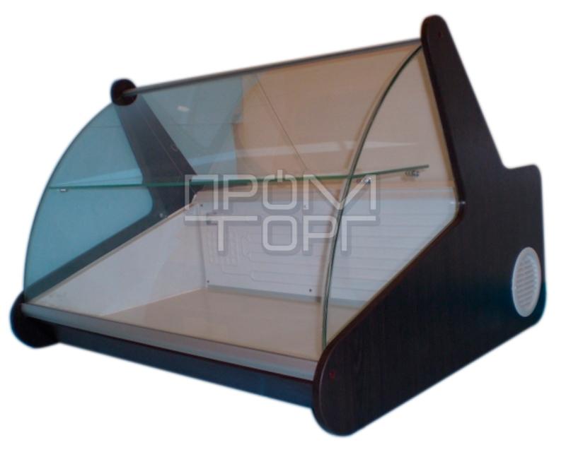Настольная витрина Премиум с гнутым стеклом