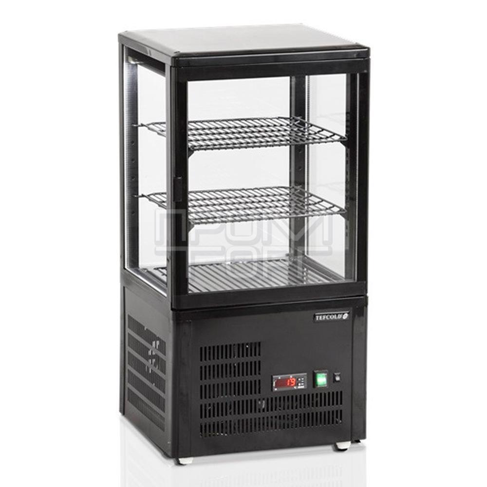 Кондитерська холодильна вітрина TEFCOLD UPD60 BLACK