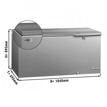 Морозильна скриня з глухою кришкою GGM Gastro (TTG534EN) 534 л нерж.сталь