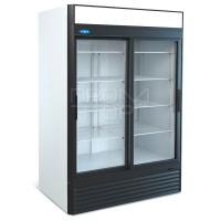 Шкаф холодильный с 2-мя стеклянными дверьми купе Капри на 1100 и 1500 л со статическим охлаждением