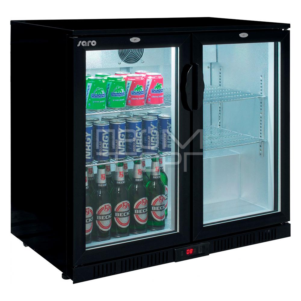 Барный холодильник с двойной стеклянной дверью Saro BC 208
