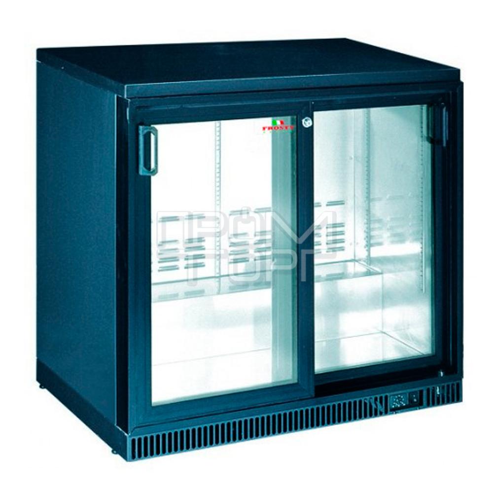 Барна шафа холодильна дводверна зі скляними дверима Frosty SGD250SL