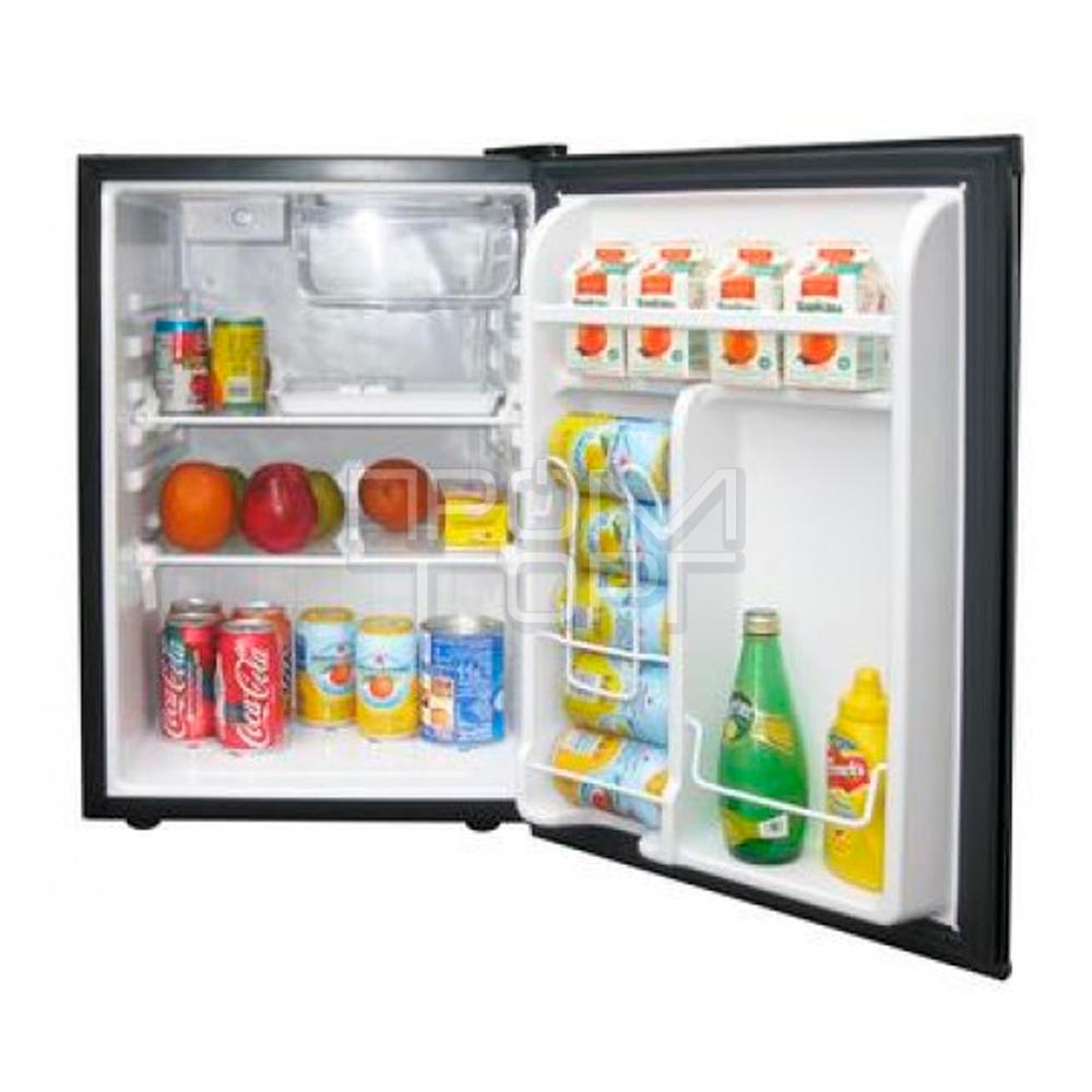 Мини-бар холодильник с глухой дверью Frosty BC-70 black, white (корпус черный, белый)