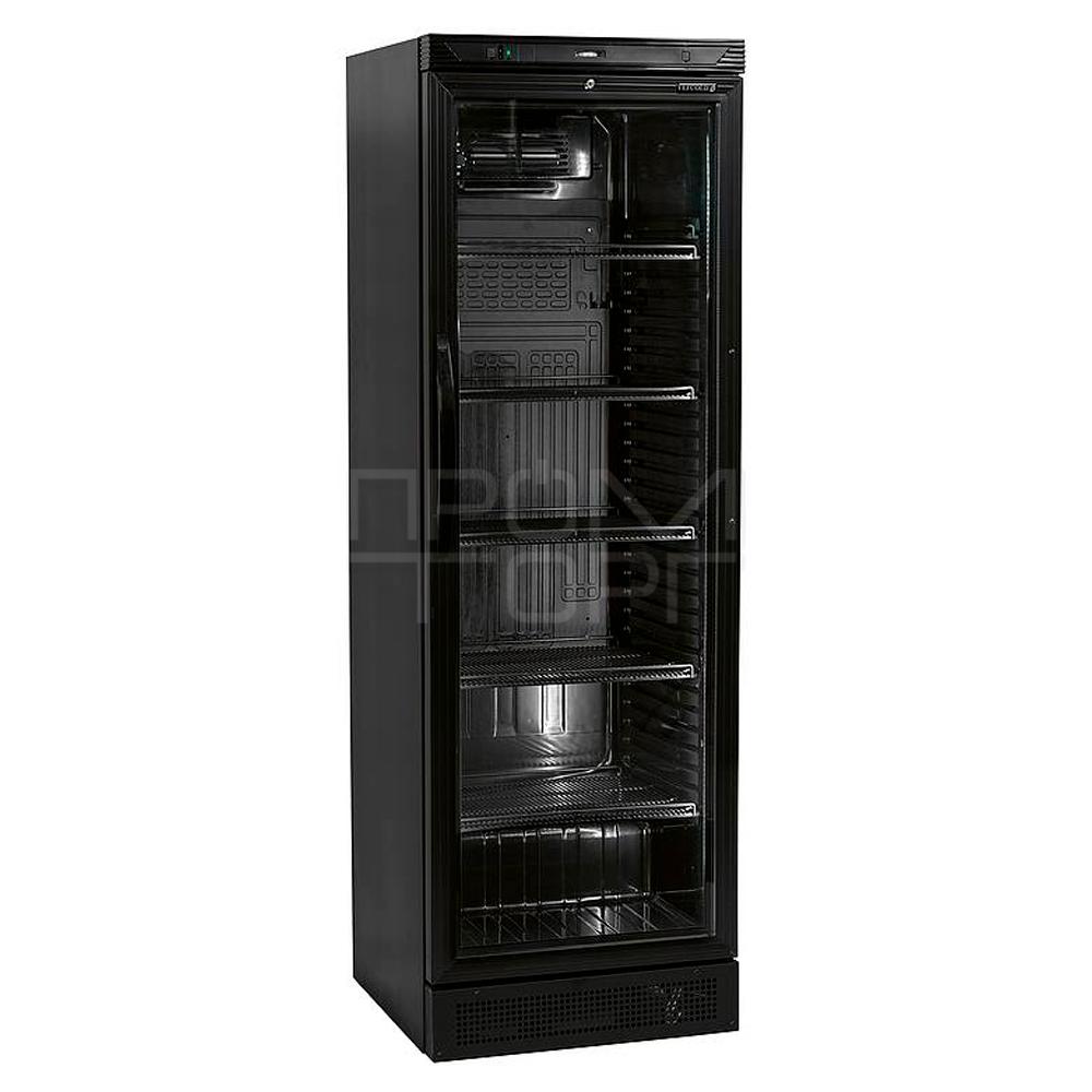 Шафа холодильна зі скляними дверима TEFCOLD CEV425 BLACK