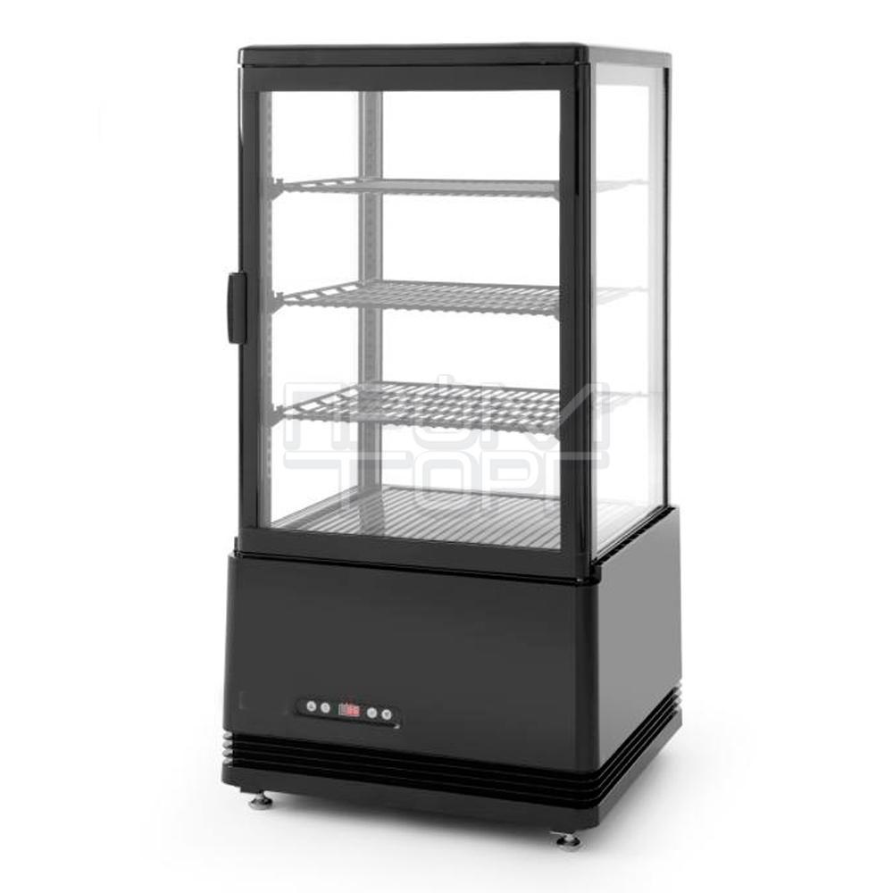 Шафа холодильна настільна середньотемпературна для кондитерських виробів Frosty FL-78 black (корпус 