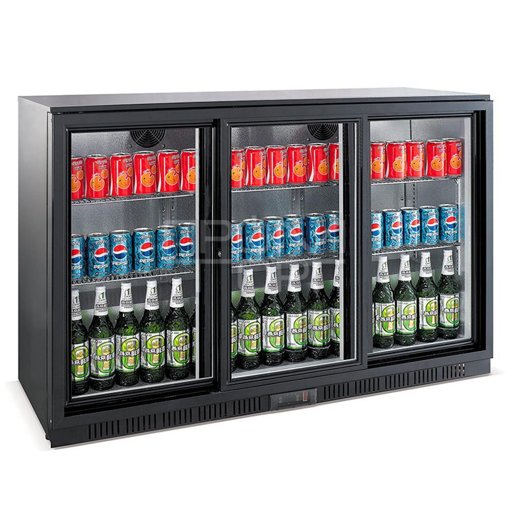 Холодильна шафа барна EWT INOX LG320S тридверна