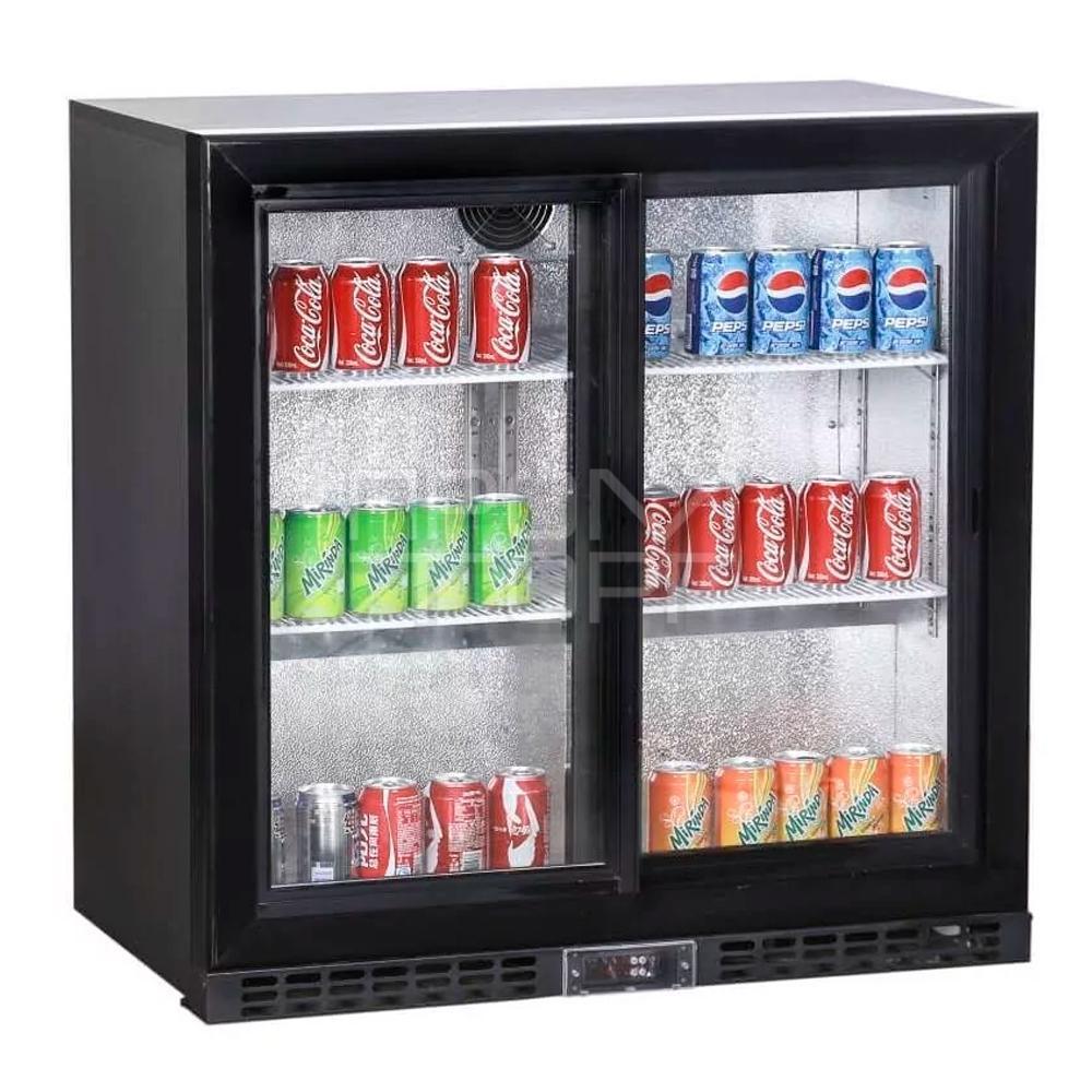 Шафа холодильна барна Gooder BBD230S зі скляними дверима