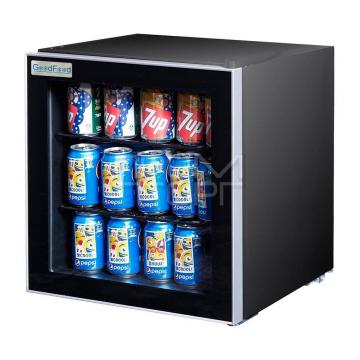 Мини-бар холодильник со стеклянной дверью GoodFood BC46