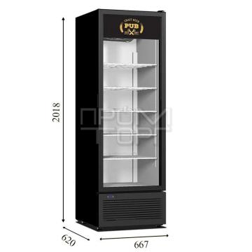 Морозильный шкаф CRYSTAL CR 500 SZ с одной дверью для хранения пива (Греция)