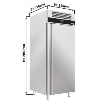 Холодильный шкаф для пекарни GGM Gastro (BKFE8060D) 800 л с глухой дверью