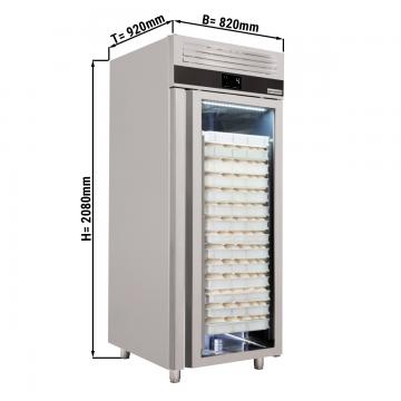 Холодильный шкаф для пекарни GGM Gastro (BKFG8060D) 800 л со стеклянной дверью