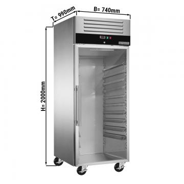 Холодильный шкаф для пекарни GGM Gastro (BKG800GND) 800 л со стеклянной дверью