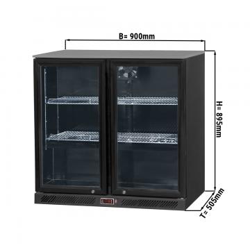 Холодильный шкаф барный GGM Gastro (BKTG220S) 220 л со стеклянными дверьми
