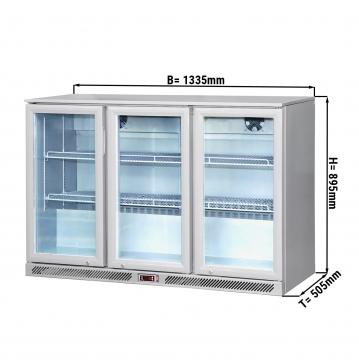Холодильный шкаф барный GGM Gastro (BKTG320E) 320 л со стеклянными дверьми