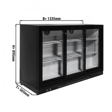 Холодильный шкаф барный GGM Gastro (BKTG320SSN) 320  л раздвижные двери