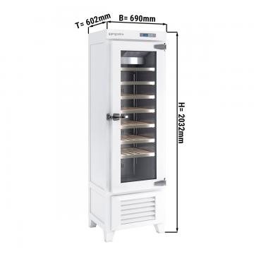 Холодильный шкаф винный GGM Gastro WKI265W 265 л белый