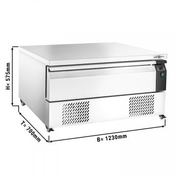 Морозильный шкаф GGM Gastro TSSH1121 с 1 ящиком для GN 1/1 + GN 2/1 - 113 л
