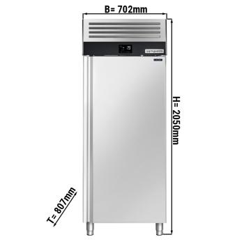 Морозильный шкаф GGM Gastro TF700ND-EF с глухой дверью