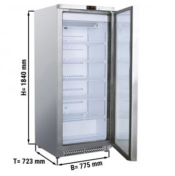 Холодильный шкаф GGM Gastro KSS600SRN 600 л с глухой дверью