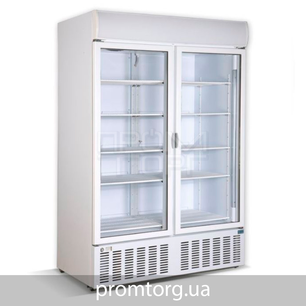 Шафа холодильна скляна дводверна Crystal CR, CRS