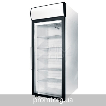 Шкаф холодильный стеклянный однодверный с лайт-боксом Polair